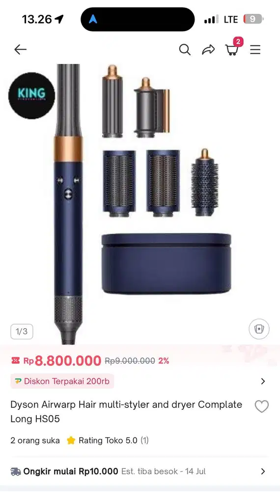 catokan dyson airwarp hair multi