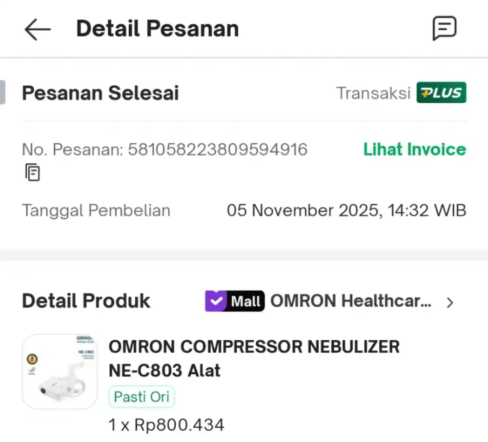 Nebulizer omron