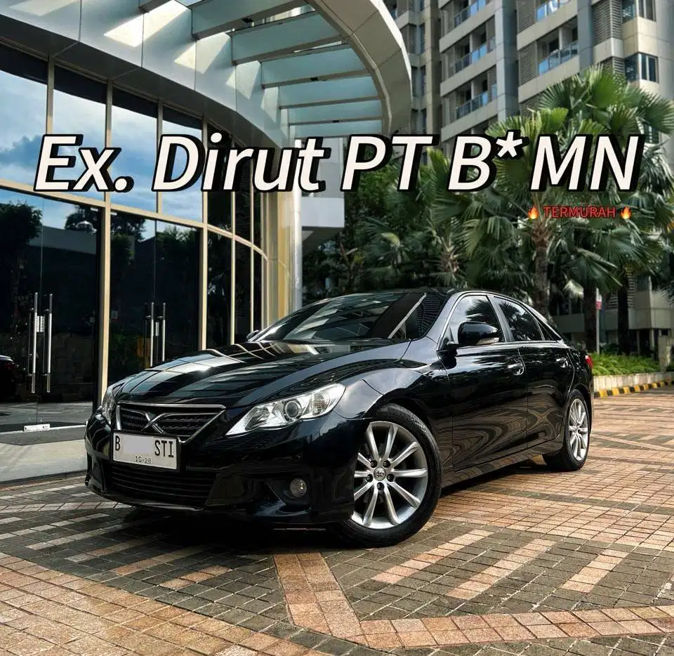 CASH TERMURAH TOYOTA MARK X HITAM PEMAKAIAN PRIBADI