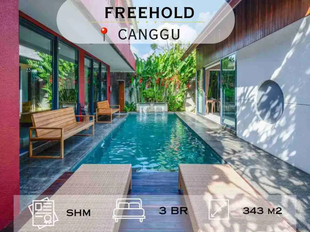 Luxury Villa Eksklusif di Canggu dengan Desain Modern