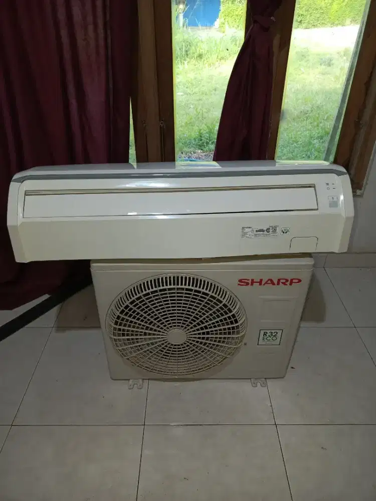 DI JUAL AC 1/2 PK SHARP R32 TECHNO