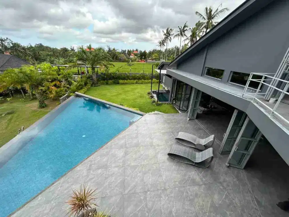 Di Jual Vila mewah cantik open space dan luas view jungle dan sawah di Ubud - Thumbnail 4