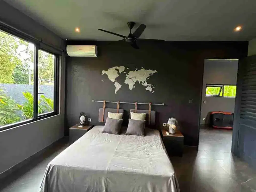 Di Jual Vila mewah cantik open space dan luas view jungle dan sawah di Ubud - Thumbnail 9