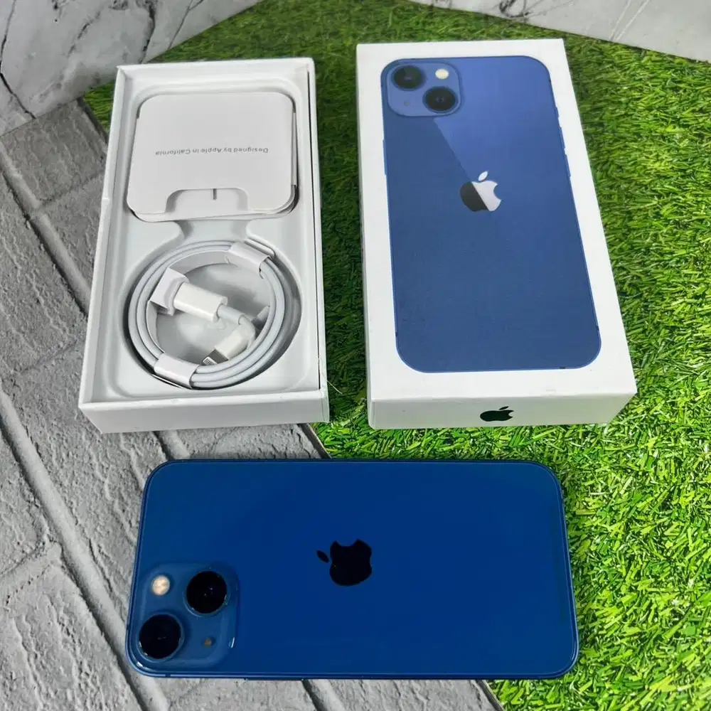 IPhone 13 mini 128 Gb Blue Inter All Operator Normal Lancar
