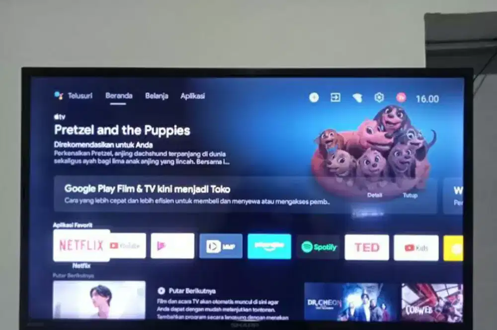 Tv LED Polytron android 32  digital tv.Normal no minus.tinggal pakai