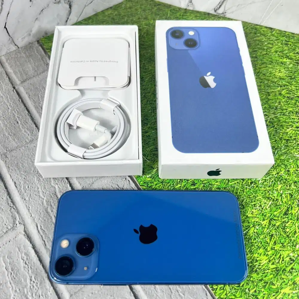 IPhone 13 mini 128 Gb Blue Inter All Operator Normal Lancar