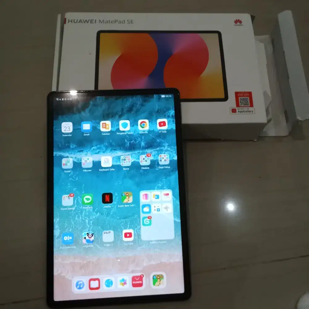 Tab Huawei SE 11 6+128 grey Garansi masih panjang