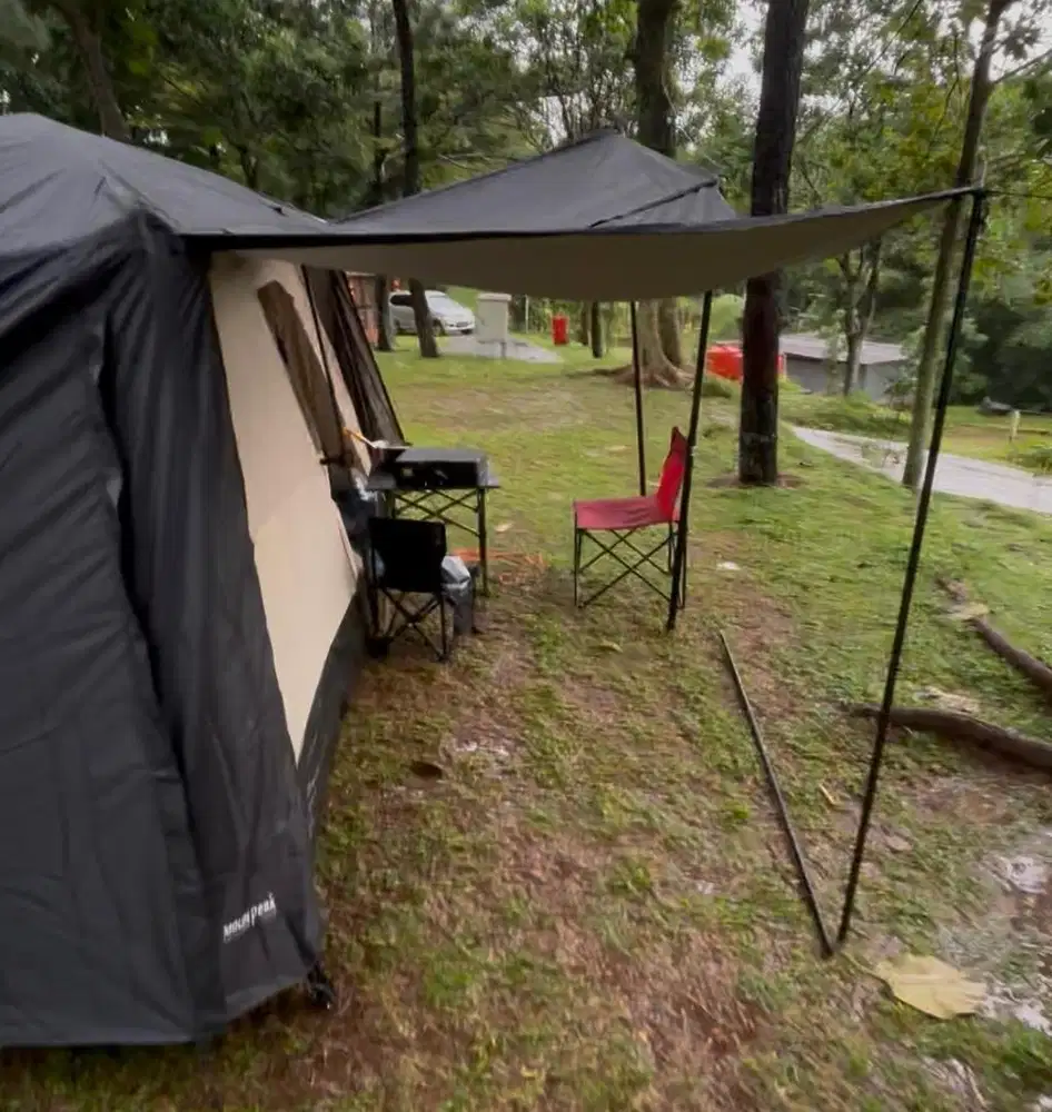 Mountpeak tenda berkema luar ruangan 2 kamar tenda keluarga besar