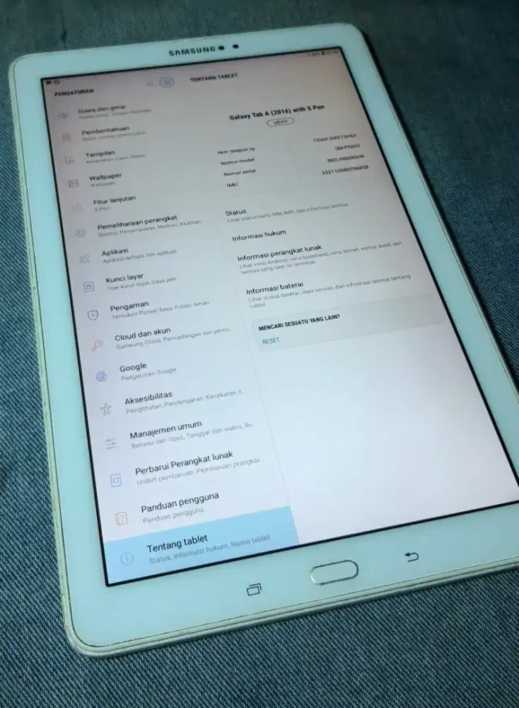 Samsung Tab A with S pen