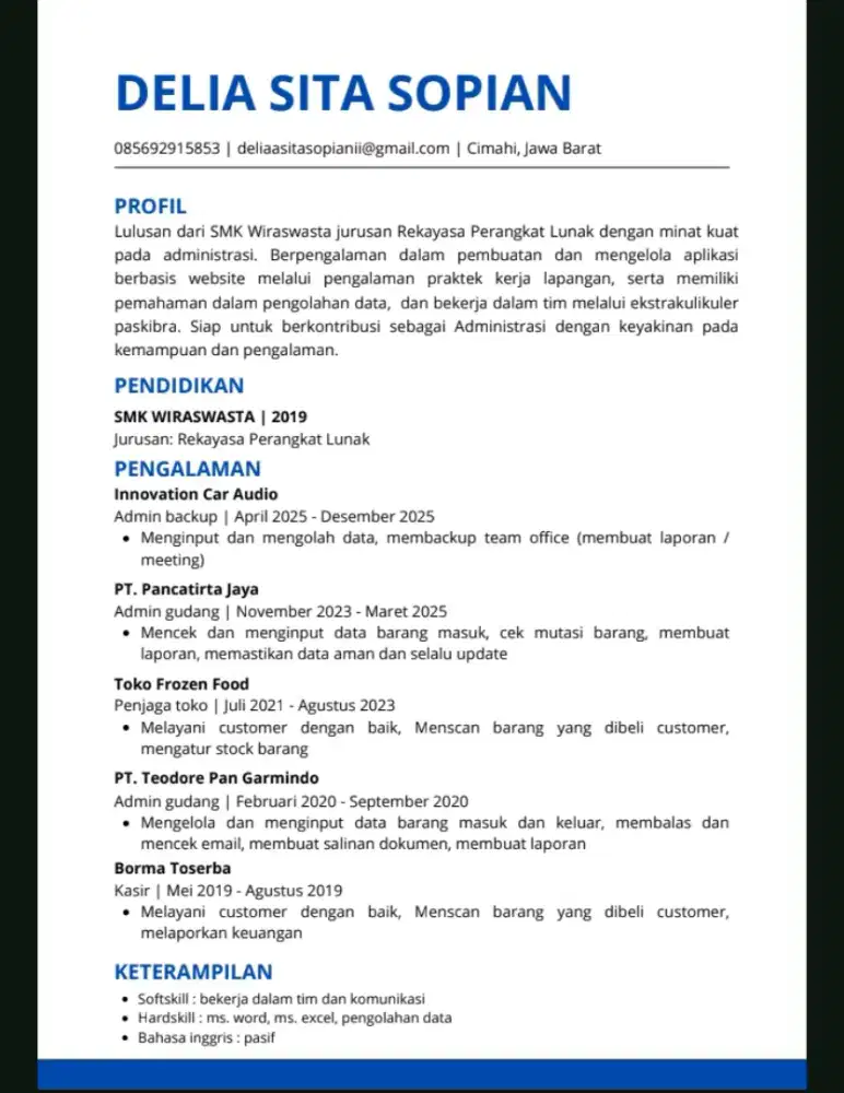 mencari lowongan pekerjaan