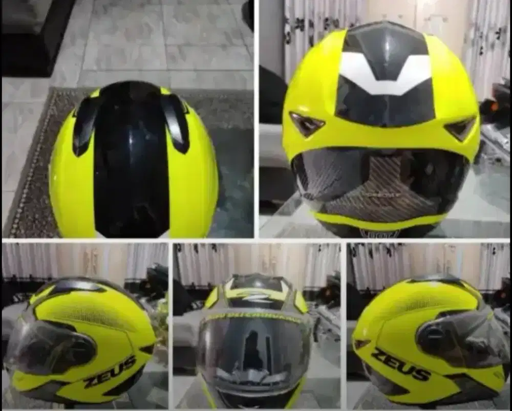 Zeus ZS-811 flue yellow AL6 black size M