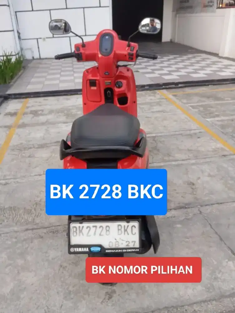 Fazzio keyless plat Medan asli