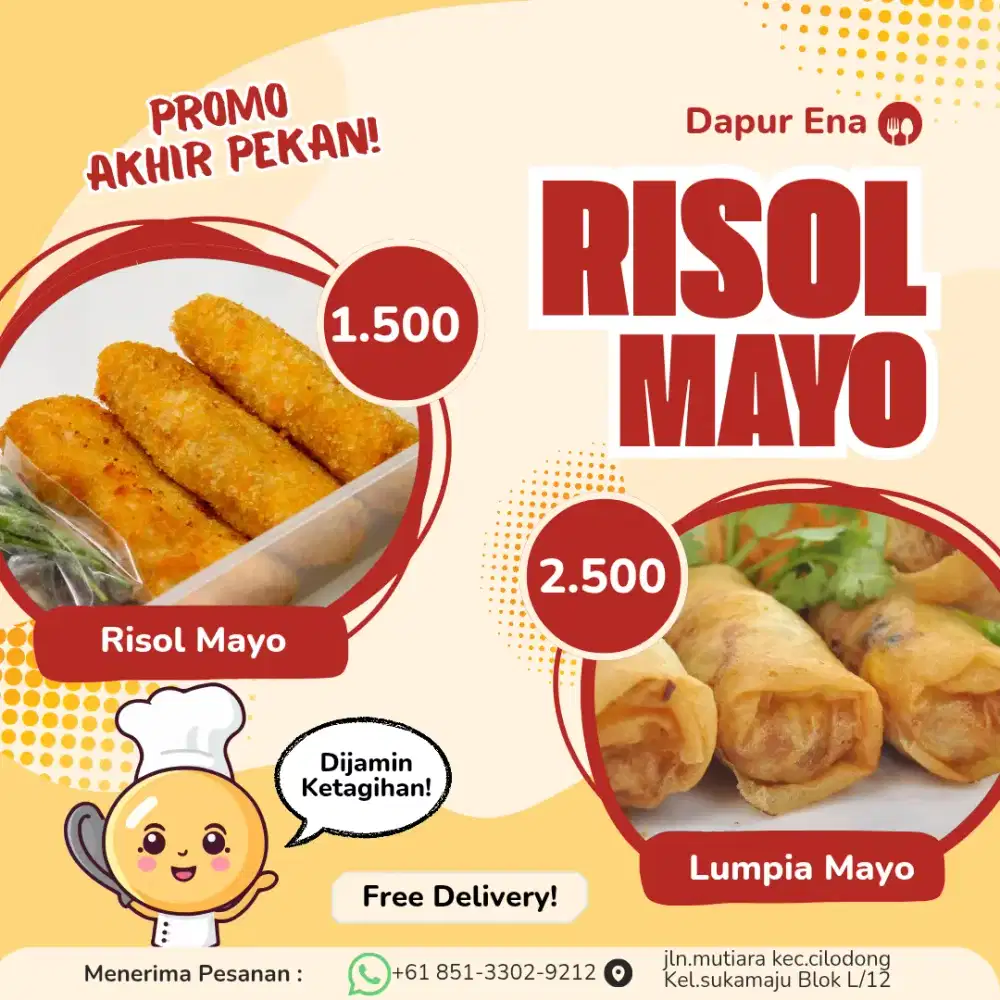 risol mayo dan lumpia mayo