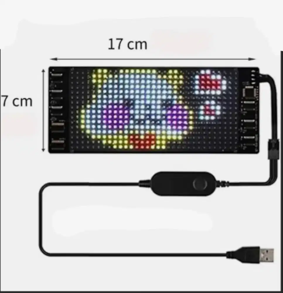 lampu led matrix pixel buat motor,mobil,stop lamp