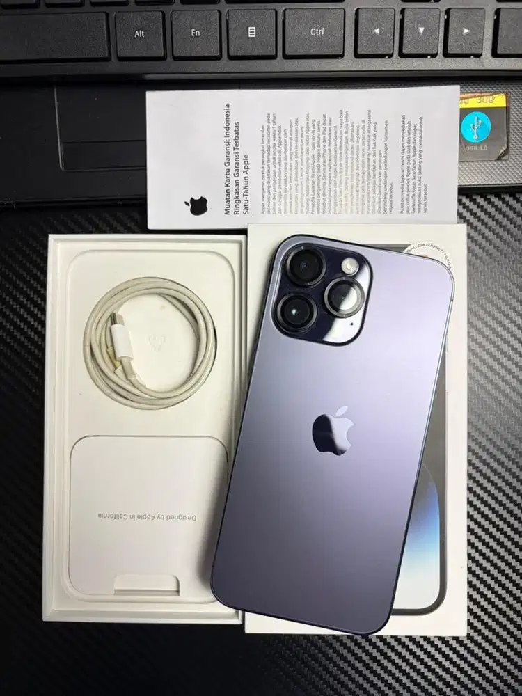 Iphone 14 Pro Max 256Gb Deep Blue Mulus Malang