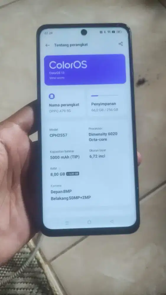 Di Jual HP Oppo A79 5G 8+8/256