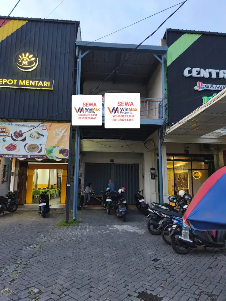 Disewakan ruko pusat kota jl borobudur kota malang