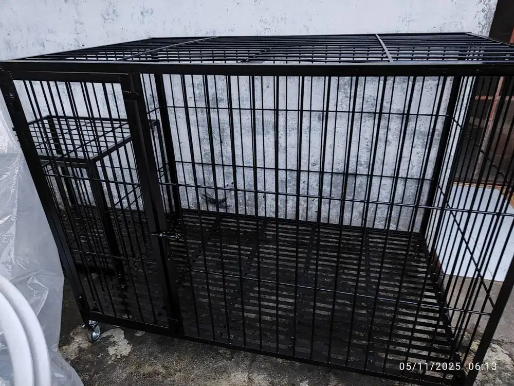 Kandang anjing 160*100*130 besi 8 mm