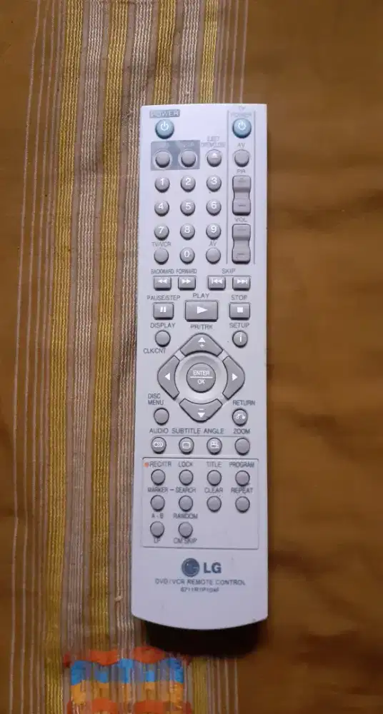 REMOTE LG VIDEO VHS (DVD/VCR) RC-6711R1P104F
