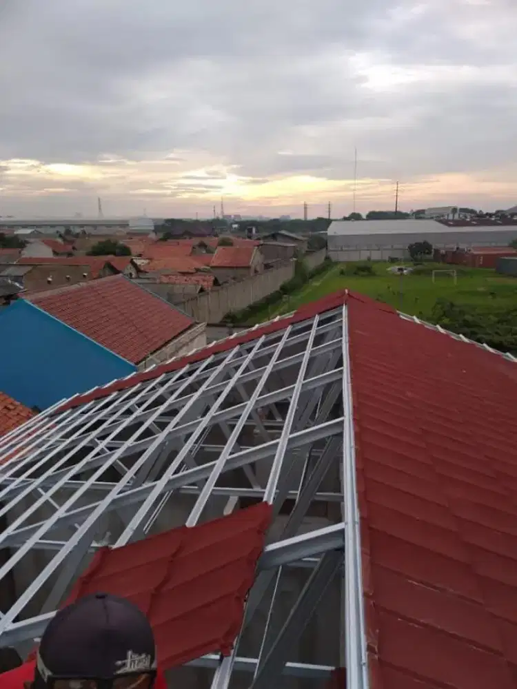 PEMASANGAN ATAP BAJARINGAN