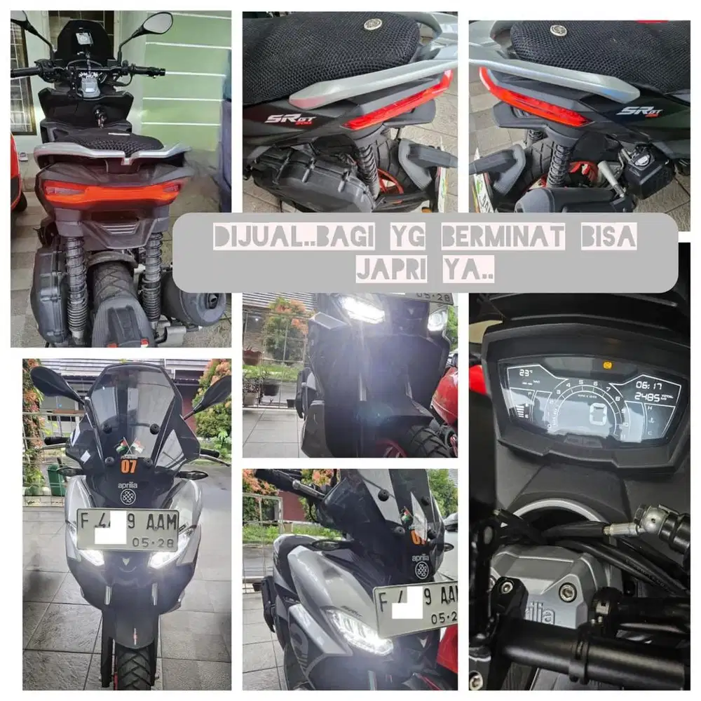Dijual Aprilia SR GT 200 Sport 2023 - istimewa