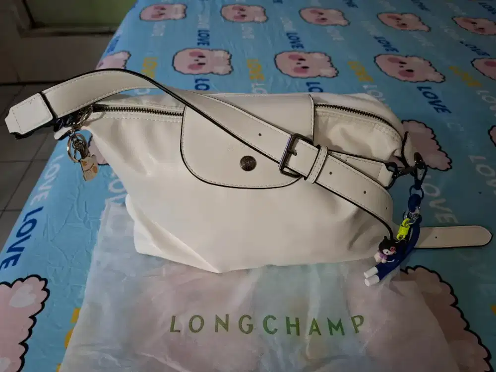 Tas longchamp putih