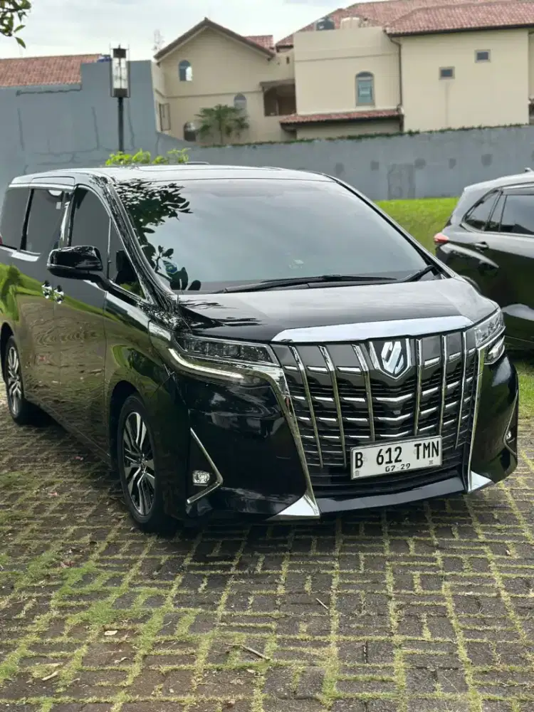 CASH Toyota Alphard 2.5 G Atpm Tss 2019 hitam metalic fullset istimewa