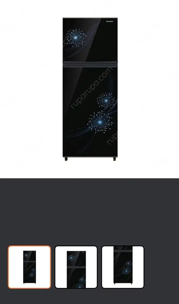 sharp 187Ltr kulkas 2 pintu sj-237mg-Db