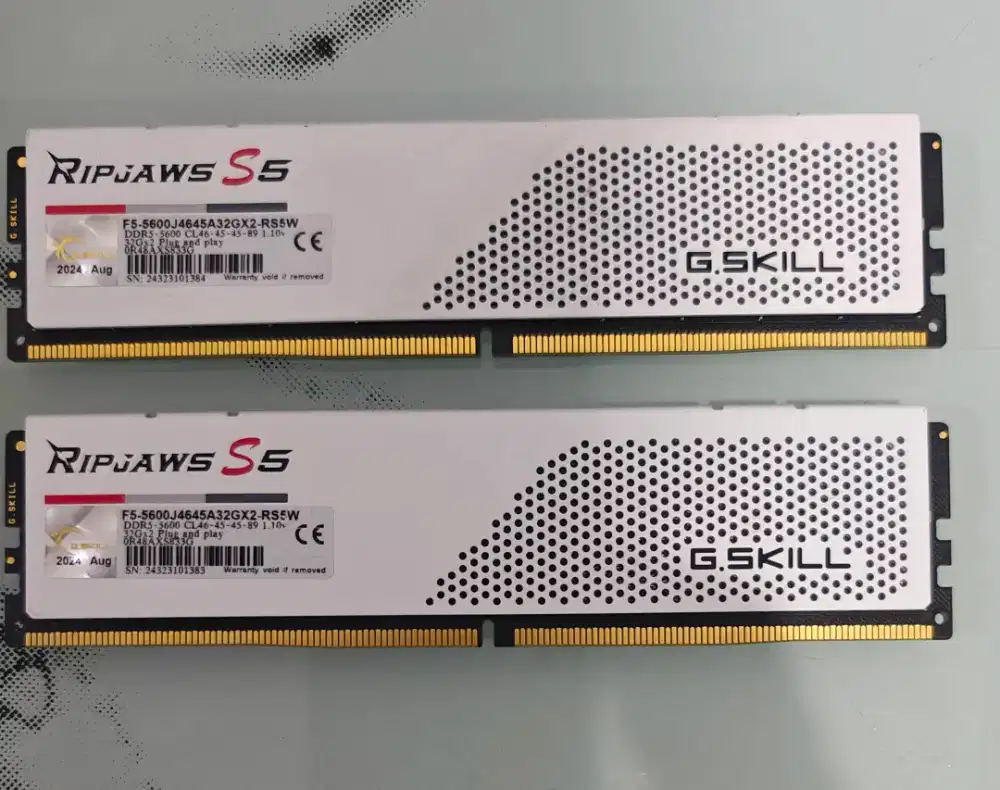 Ram DDR5 64Gb (2x32Gb) G Skill Ripjaws S5 5600mhz