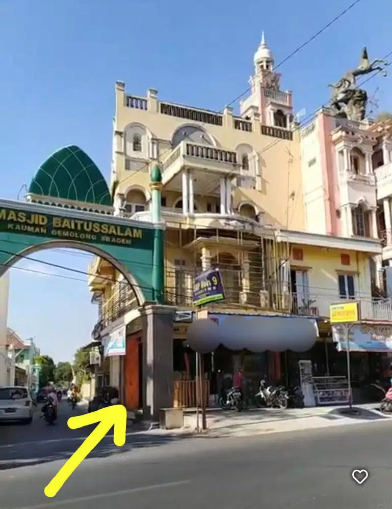 Ruko 3 Lantai Strategis Tepi Jalan Raya di Gemolong Sragen