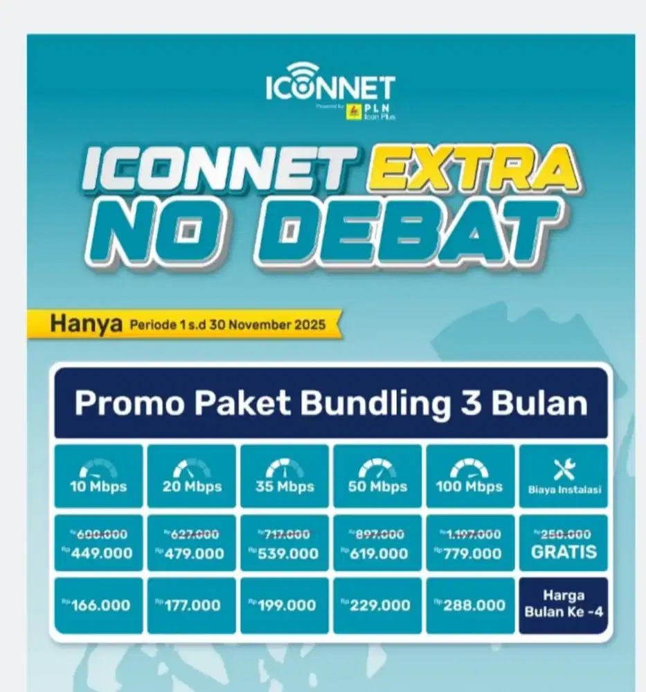 Internet iconnet oxygen cbn Dan indosat