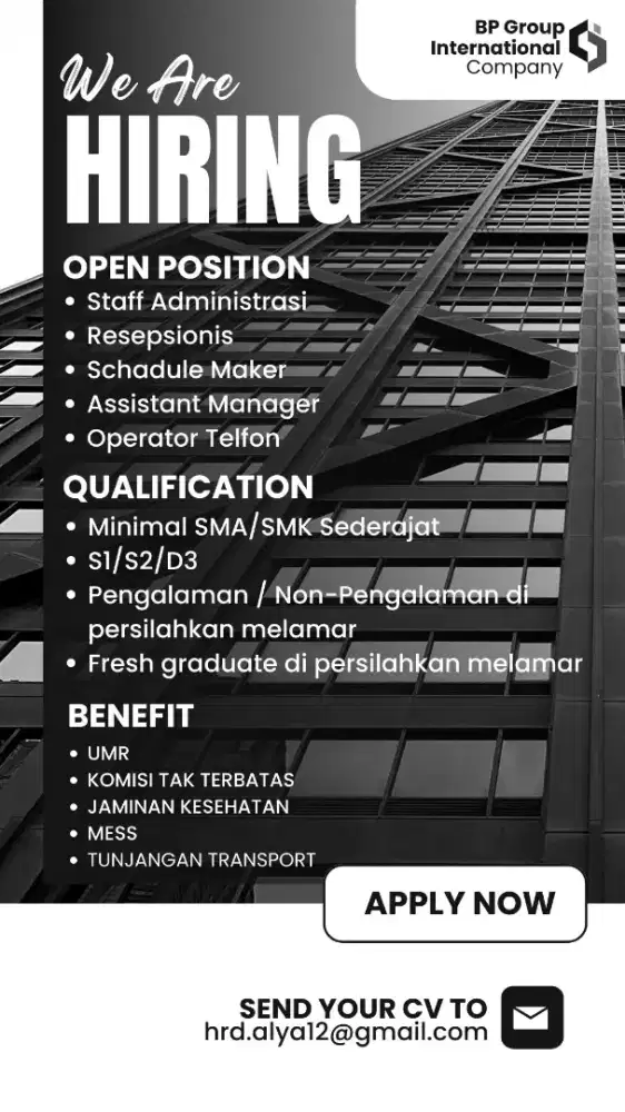 Lowongan Pekerjaan SCBD Park