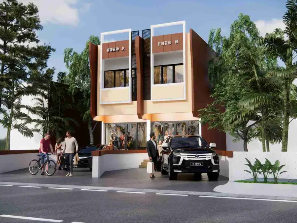 Ruko 2 Lantai Ready Stock di Pinggir Jalan Kedung Halang Bogor Jawa Barat