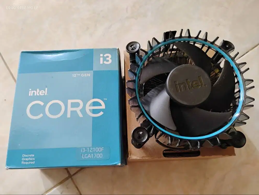 Intel Core i3-12100F BOX 3.3GHz - 4.3GHz 4C 8T 58 LGA1700