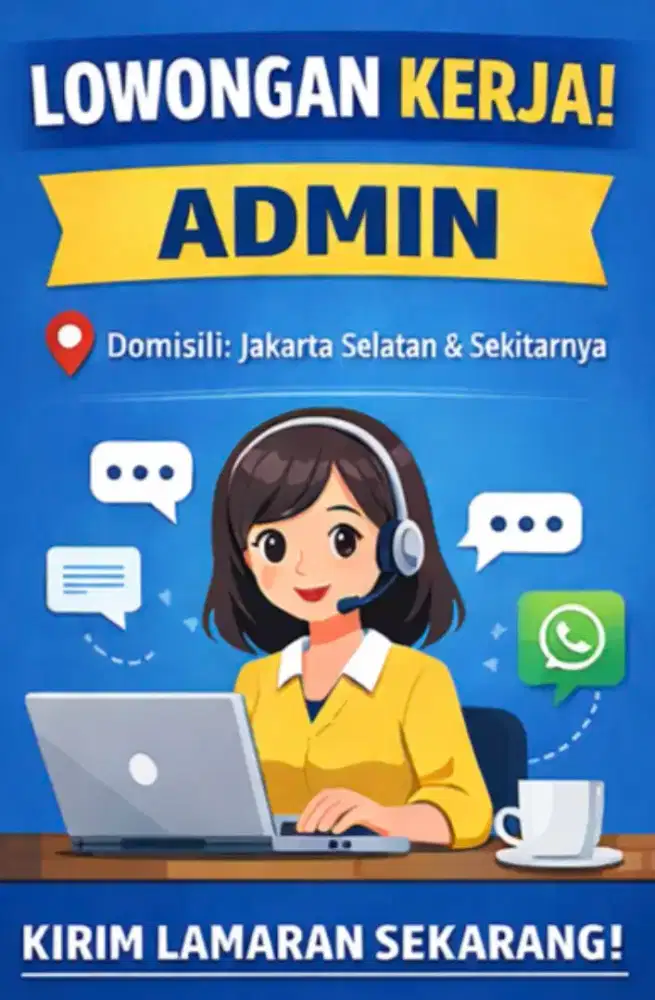 Lowongan kerja Admin