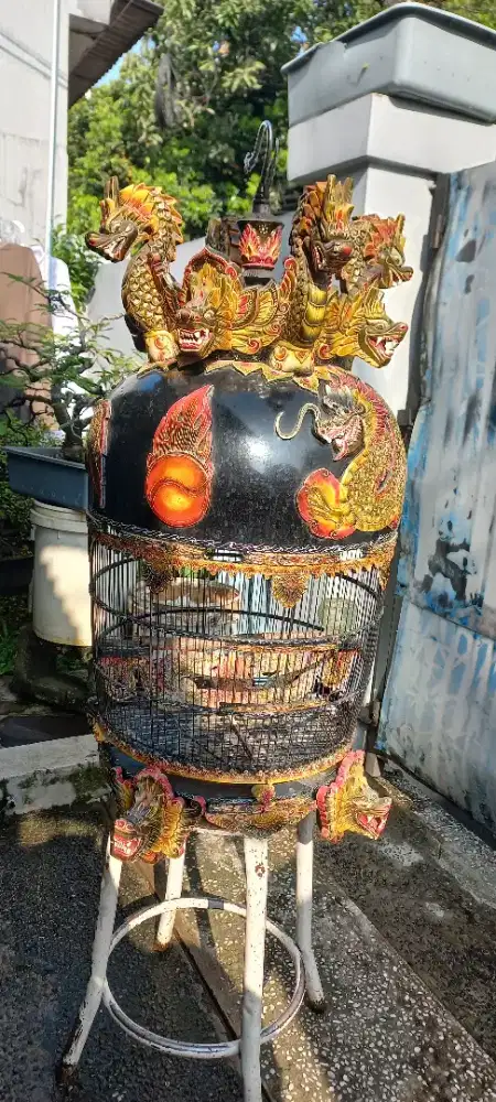 Kurung perkutut kandang perkutut ukir 3 dimensi