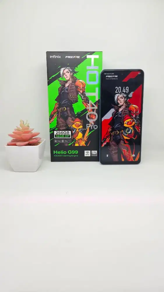 #WTS : Infinix hot 40 pro 8/256 GB (palm blue) CC 14-07-2025