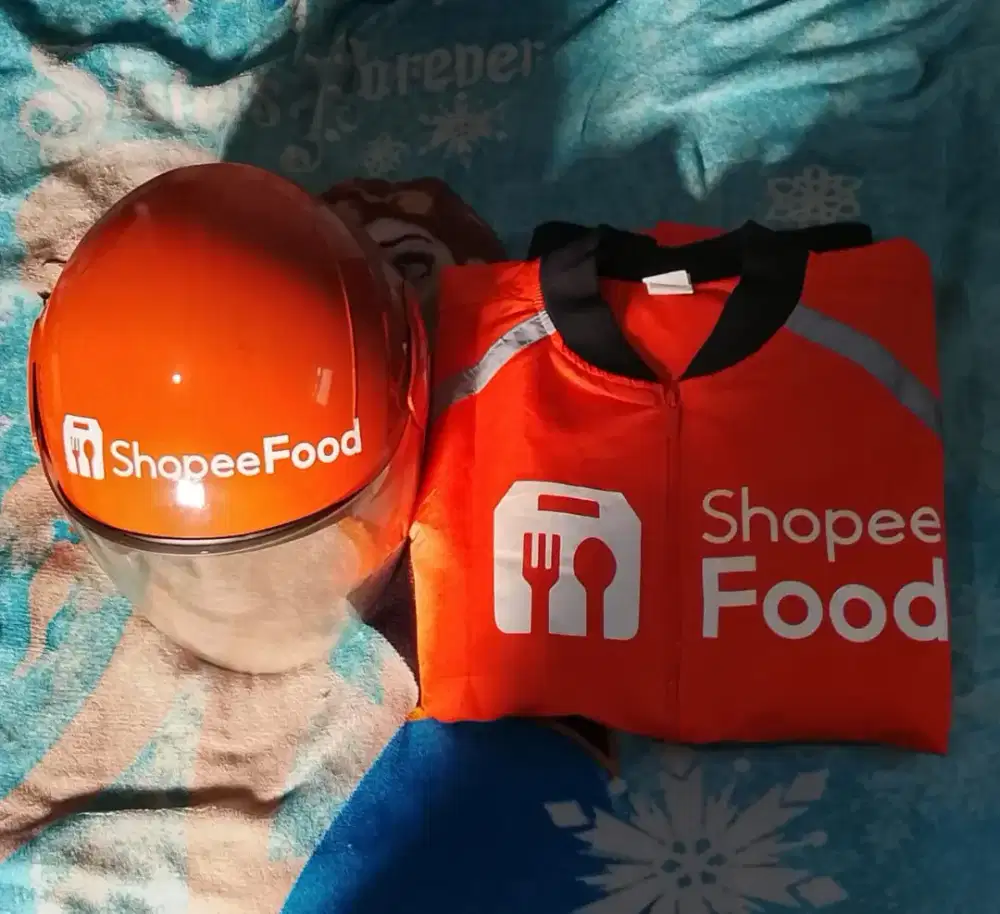 Helm oren jeng jaket na