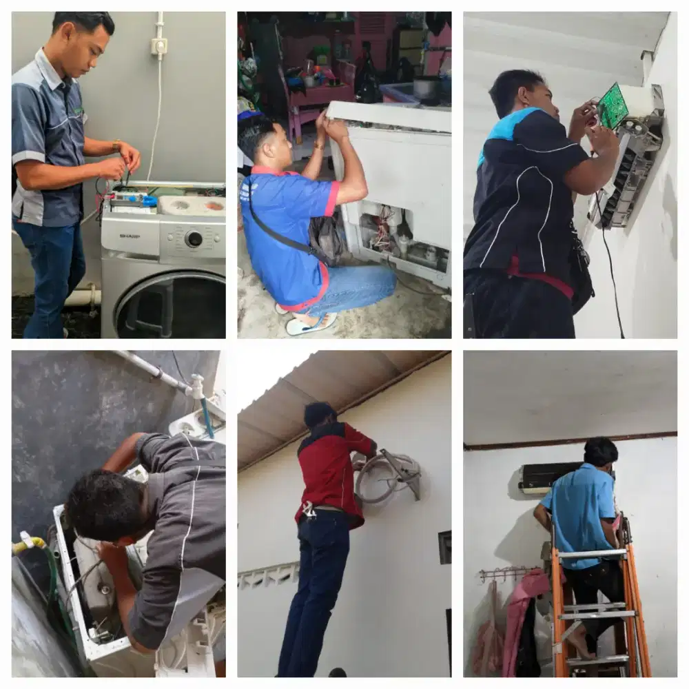 AHLI SERVICE MESIN CUCI WATER HEATER,KULKAS,AC DLL BERGARANSI ONLY