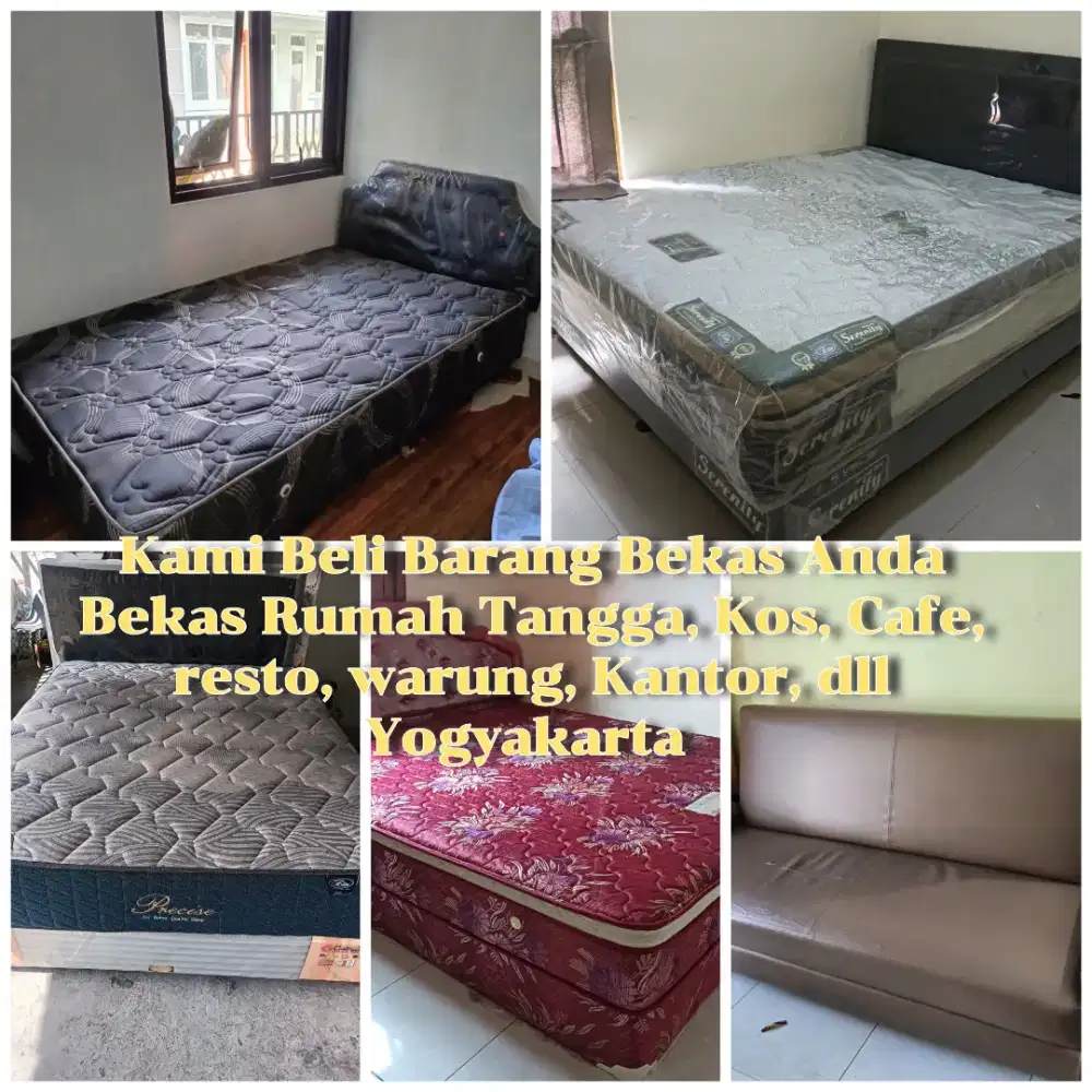 Kami Beli Terus Barkas Mebel Springbed, Sofa dan barang bekas lain
