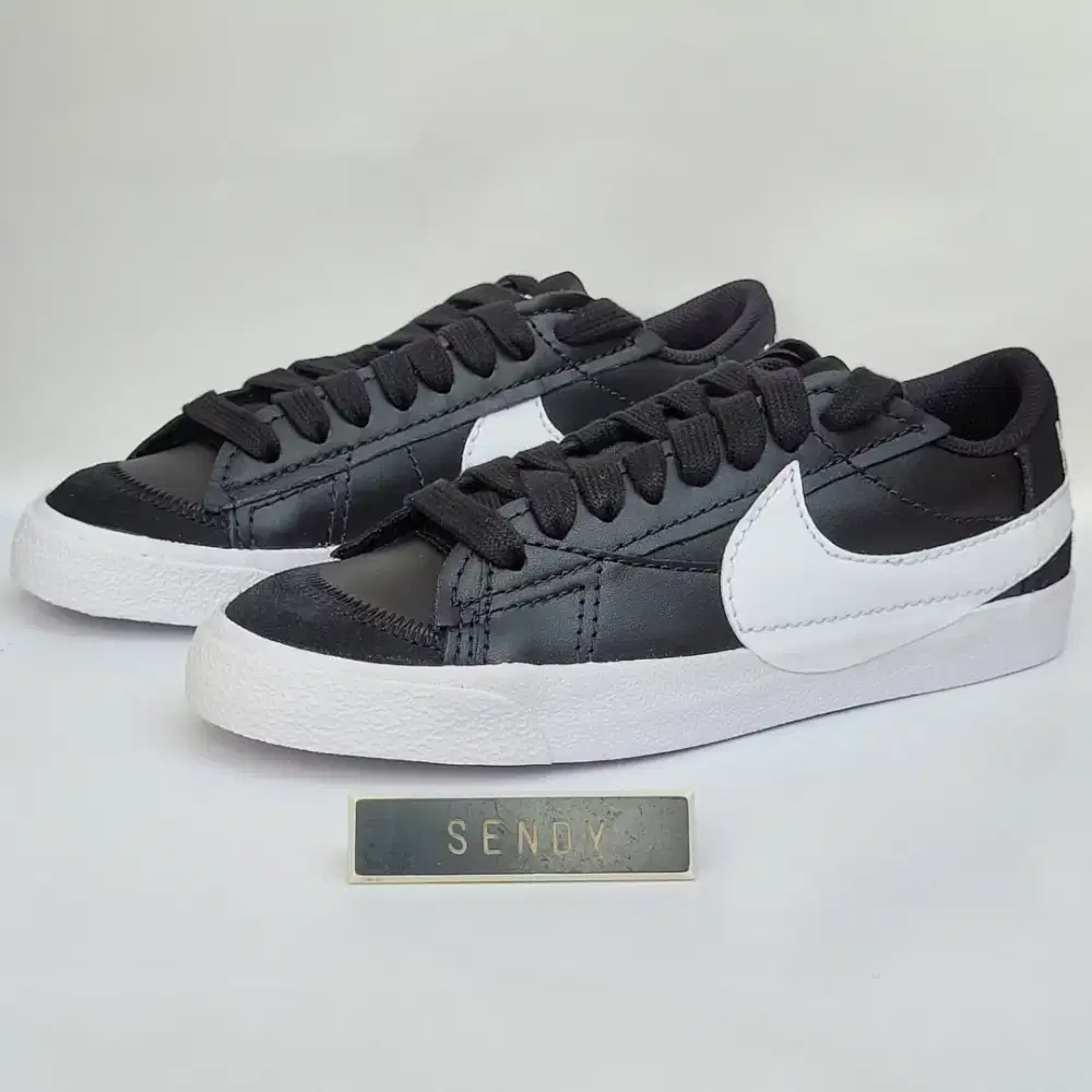 Nike Blazer Low '77 Jumbo Original Sepatu Sneakers Wanita Black Hitam