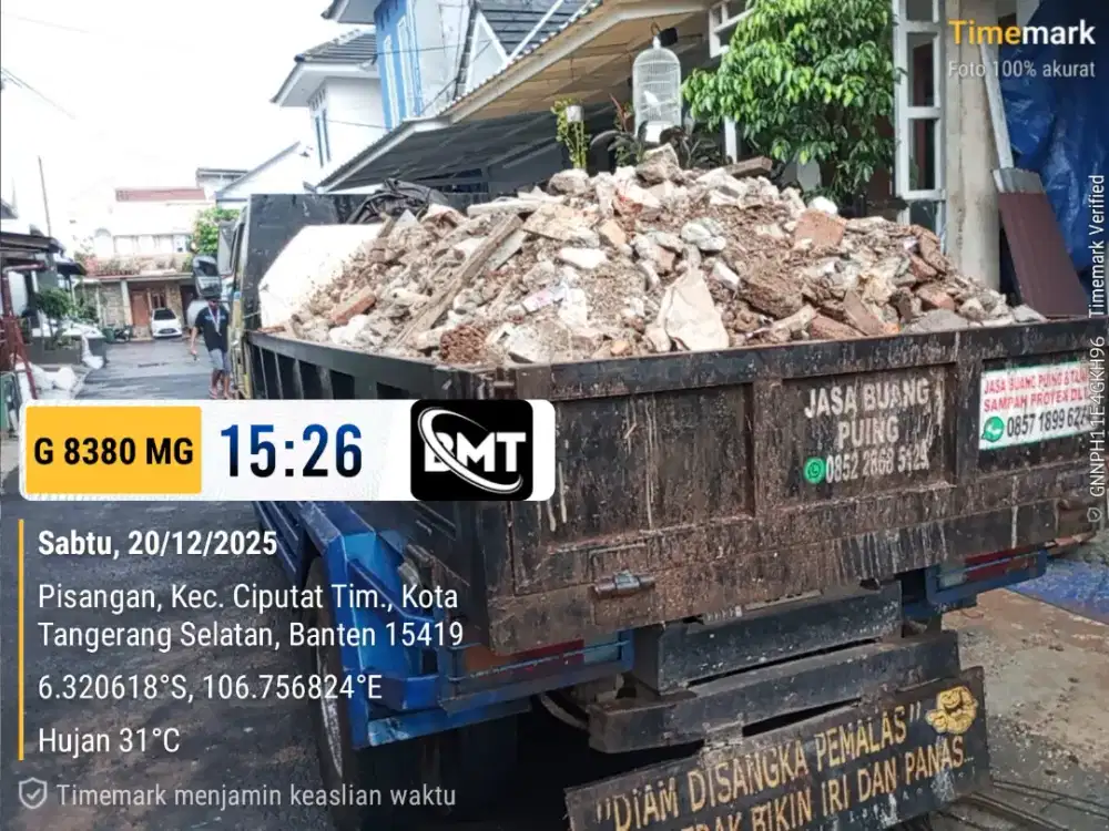 Jasa angkut puing dan pengurugan