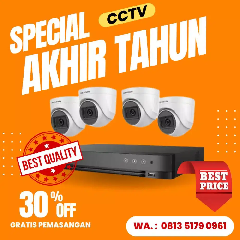 PAKET HEMAT GROSIR CCTV LENGKAP ACCESSORIES DVR