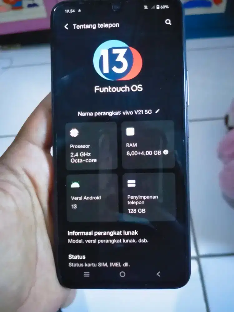 vivo v21 5G ram 8/128