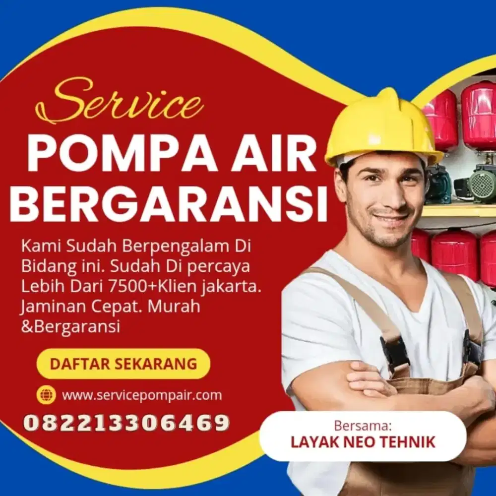 Service Pompa Air Panggilan jakarta