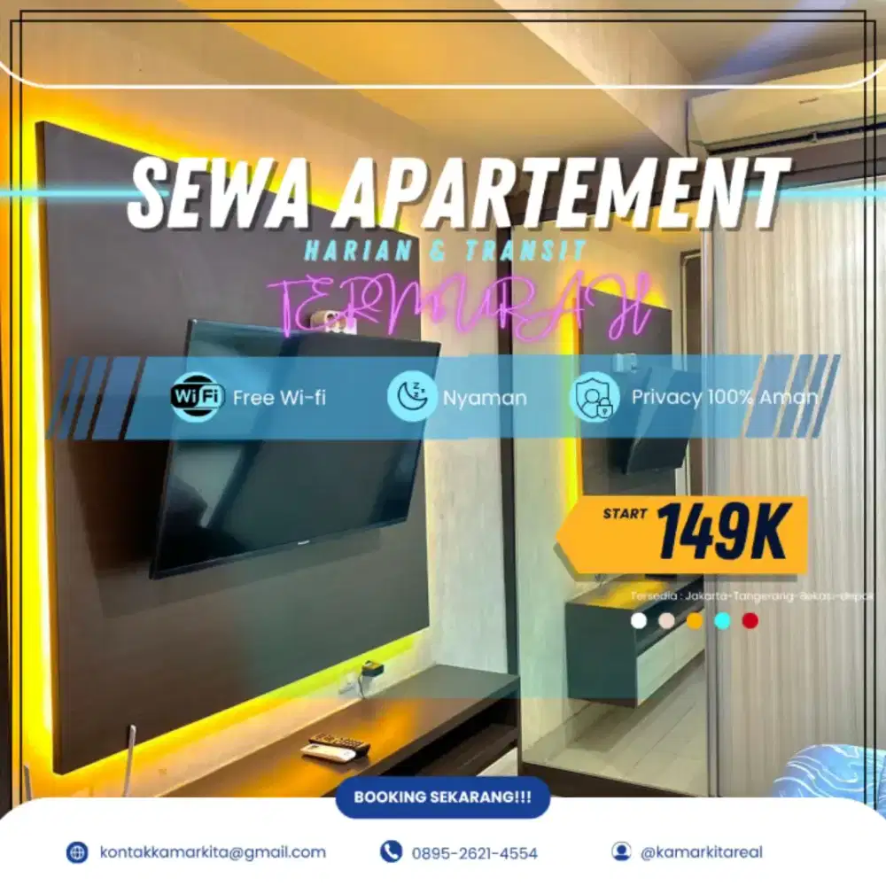 Sewa Apartemen Jakarta Pusat GREEN PRAMUKA Harian/Transit Termurah