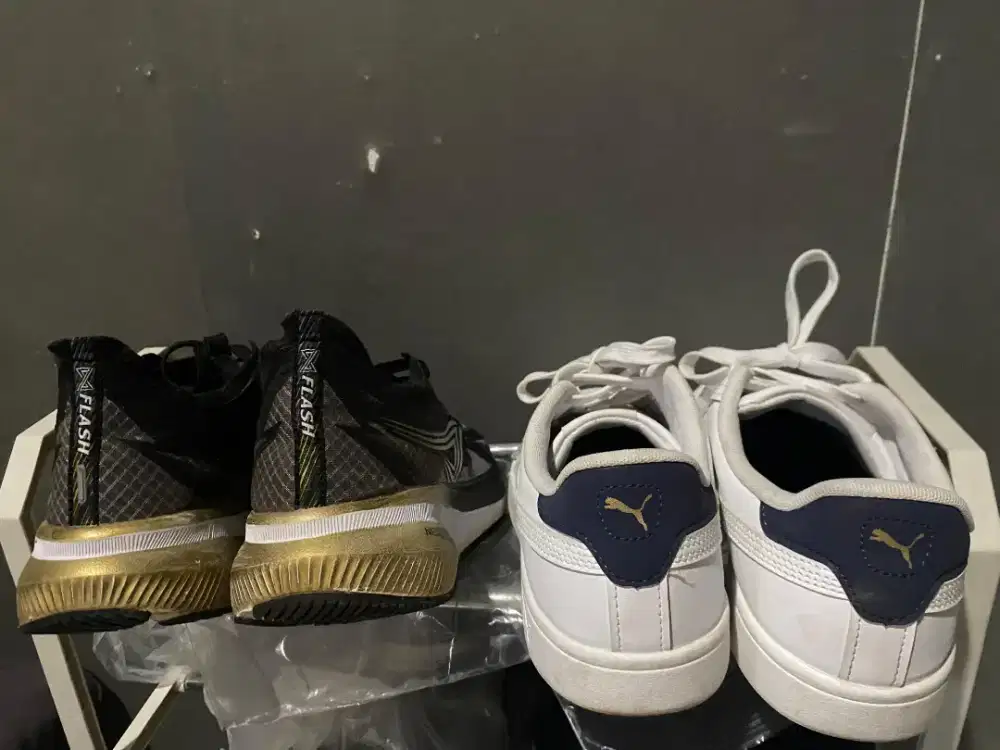 Sepatu PUMA Sneaker Smash 40,5 + Ardiles Nfinity Flash Running 41