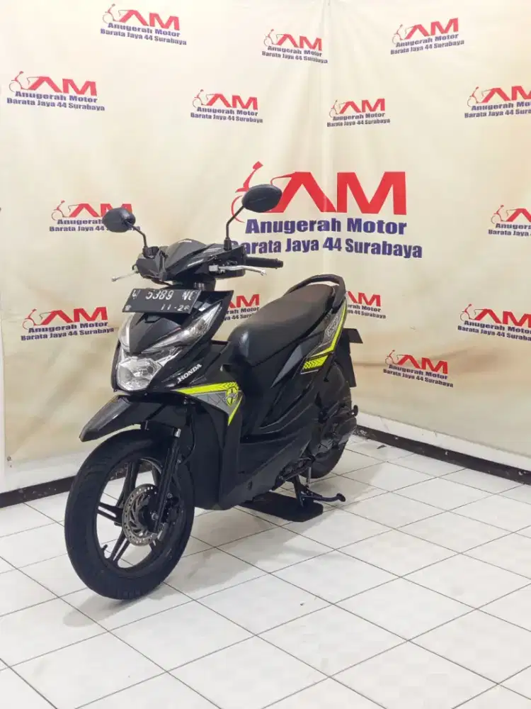 Honda Beat Eco Tahun 2016 warna Hitam