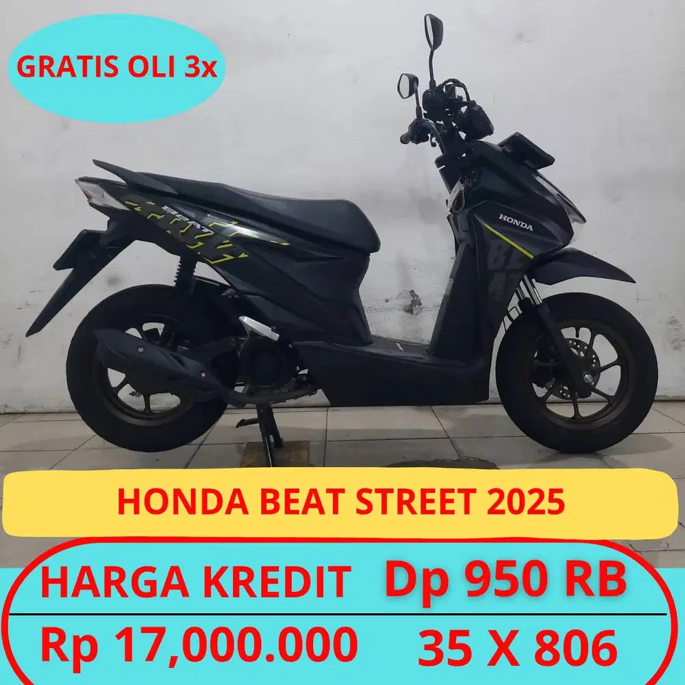 HONDA BEAT STREET 2025 DP HANYA 950 RIBU GUYSS