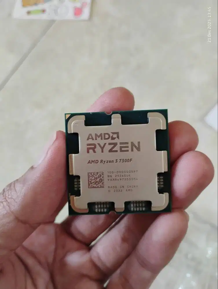AMD Ryzen 5 7500F Tray 3.7GHz - 5GHz 65Watt AM5